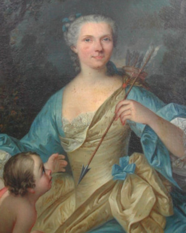 Titre original :  Portrait de Angélique Renaud d'Avène des Méloizes (1722 - 1792)