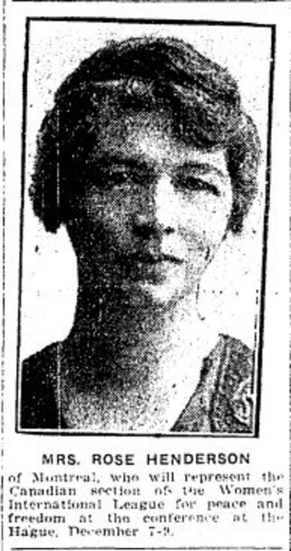 Titre original :  Rose Henderson - Toronto Daily Star - 4 December 1922 - page 16. 