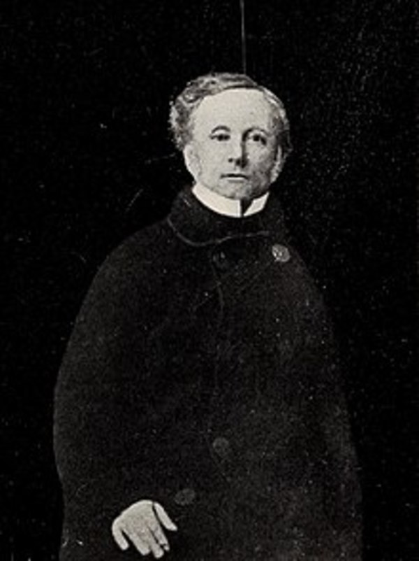 Titre original :  Painting of James Christie Palmer Esten, Canadian judge, republished in The Bench and Bar of Ontario (1905). Esten died in 1864, so the painting was likely created before that date.