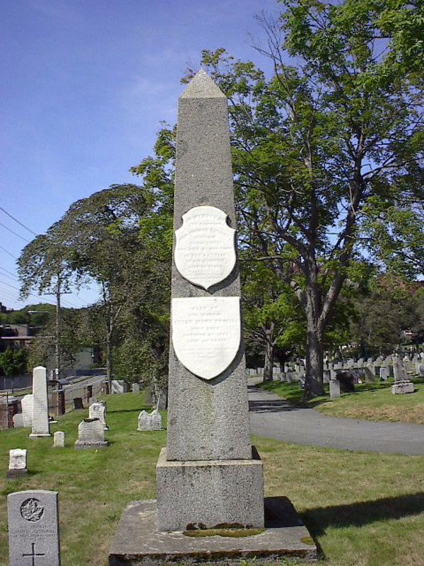 Titre original :  Gravestone of John Thomas Twining. Fort Massey Cemetery - Veterans Affairs Canada.