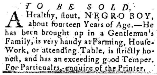 Titre original :  Royal American Gazette (Shelburne), 19 June 1786