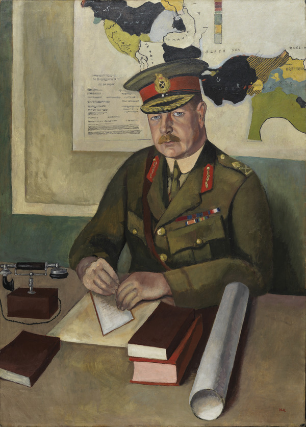 Titre original :  Artist: Nina Hamnett  (1890–1956)  
Title: Major General William Bethune Lindsay
Held by: Canadian War Museum