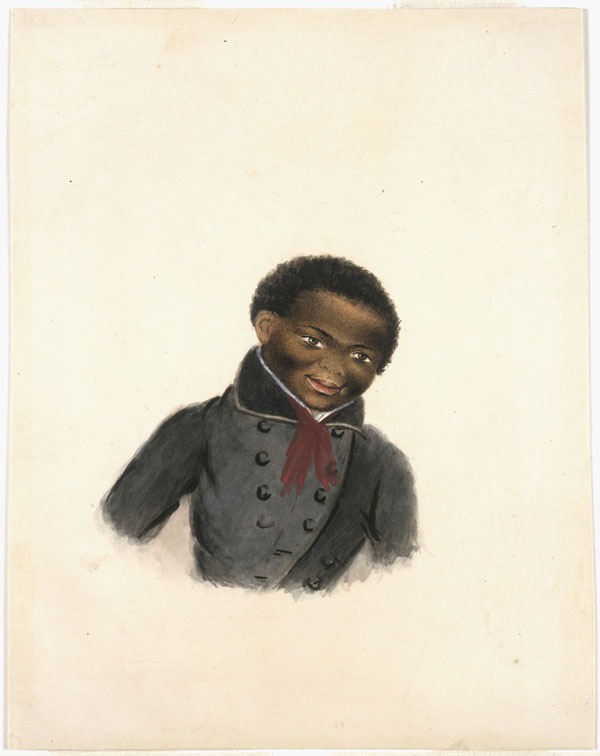 Original title:  Unidentified Portrait of an African-Canadian Boy. 