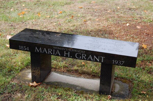 Original title:  Grave marker of Maria Heathfield Pollard Grant. Ross Bay Cemetery, Victoria, British Columbia. From: findagrave.com. 