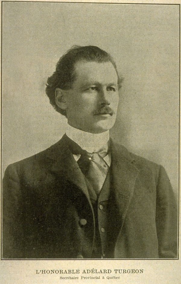 Titre original :  L'honorable Adélard Turgeon, secrétaire provincial à Québec [image fixe]