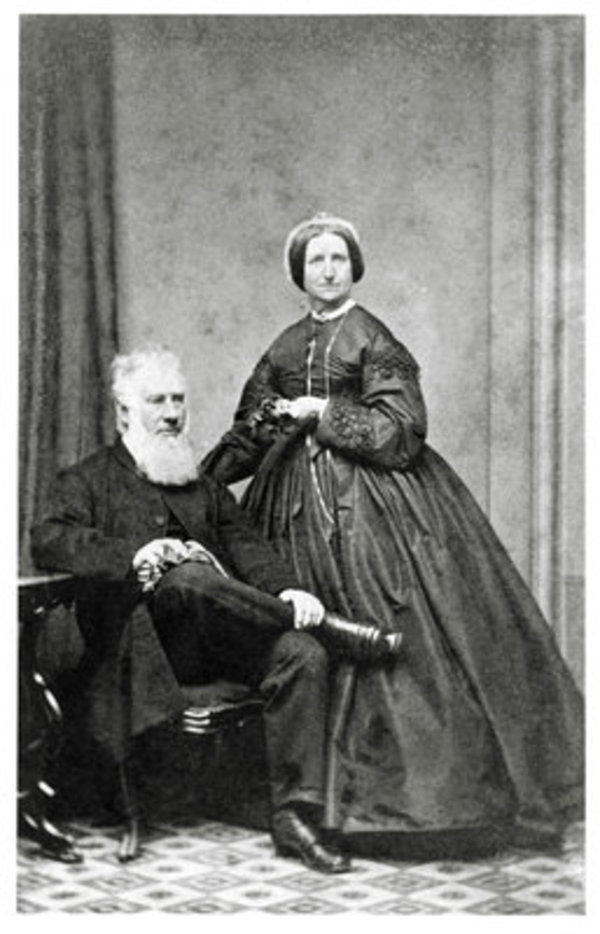 Titre original :  Portrait of Samuel Bealey Harrison and Mrs. Samuel Bealey Harrison.