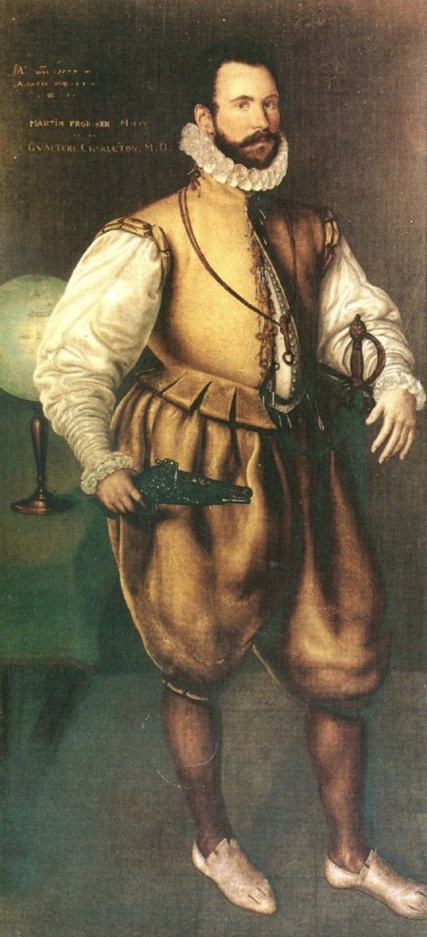 Titre original :    Description English: Sir Martin Frobisher by Cornelis Ketel, circa 1577. Frobisher wears a jerkin closed only at the neck over a peascod-bellied doublet. Français : Martin Frobisher par Cornelis Ketel, vers 1577 Date circa 1577 Source The original is in the Bodleian Library. Author Cornelis Ketel (1548–1616) Alternative names Cornelius Ketel Description Dutch painter, draughtsman, sculptor and poet Date of birth/death 18 March 1548(1548-03-18) 8 August 1616(1616-08-08) (buried) Location of birth/death Gouda Amsterdam Work location Delft (ca. 1565), Paris (ca. 1566), Fontainebleau (1566), Gouda (1567-1573), London (1573-1581), Amsterdam (1581-1616) Other versions

