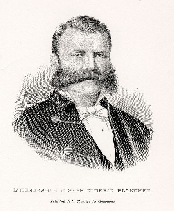 Titre original :  L'Honorable Joseph-Goderic Blanchet. Président de la chambre des communes [image fixe]