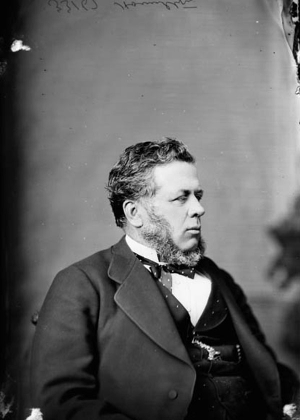 Titre original :  Hon. John Hamilton, (Senator for Inkerman) b. 1827 - d. Apr. 3, 1888. 