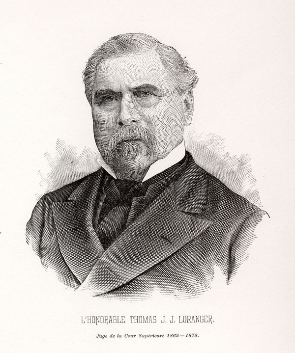 Titre original :  L'Honorable Thomas J. J. Loranger. Juge de la cour supérieure 1862- 1879 [image fixe]
