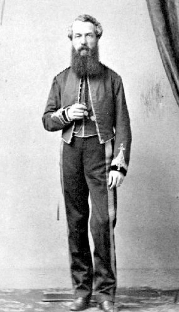 Titre original :    Description English: Colonel Richard Clement Moody, Royal Engineer. Photographer/Artist: UNDETERMINED Date: 1859 Found at BC Archives Date 20 June 2007(2007-06-20) (original upload date) Source Transferred from en.wikipedia by SreeBot Author uploaded by Stevecudmore at en.wikipedia

