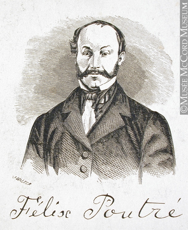 Original title:  Engraving Portrait of Félix Poutré John Henry Walker (1831-1899) 1850-1885, 19th century Ink on paper on supporting paper - Wood engraving 11.4 x 10 cm Gift of Mr. David Ross McCord M930.50.7.12 © McCord Museum Keywords:  male (26812) , portrait (53878) , Print (10661)