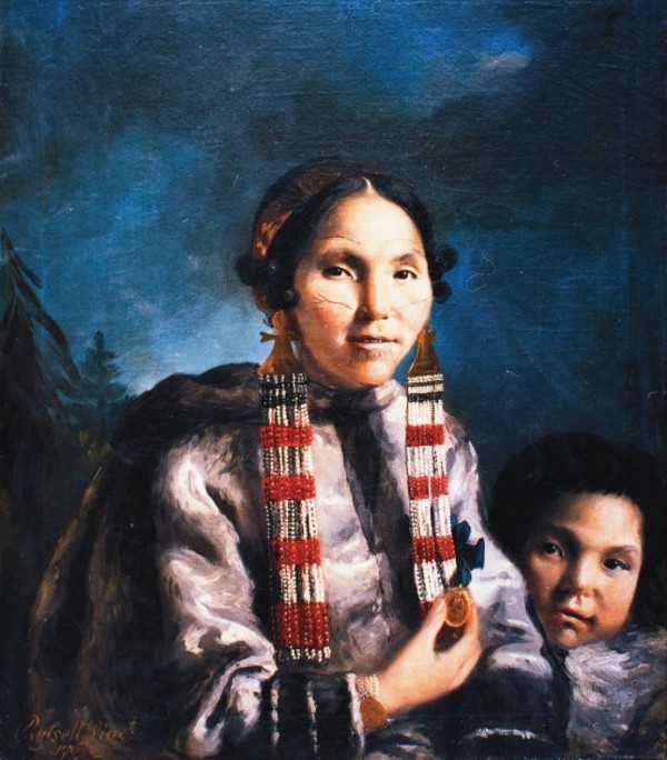 Titre original :    Description English: Painting of Inuit Mikak and her son Tukauk. Painting by John Russell in 1769, commissioned by Joseph Banks. This painting currently hangs in the Institute of Cultural and Social anthropology, Georg-august University of Göttingen, Germany Date 1769 Source http://pubs.aina.ucalgary.ca/arctic/Arctic62-1-45.pdf Author Painted by John Russell in 1769

