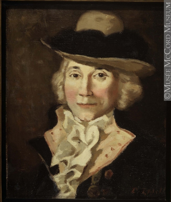 Titre original :  Painting Portrait of Charles Jean-Baptiste Chaboillez, (1736-1808) Donald Hill About 1922, 20th century Oil on canvas 30.7 x 25.4 cm Gift of Mr. David Ross McCord M1588 © McCord Museum Keywords:  male (26812) , Painting (2229) , painting (2226) , portrait (53878)
