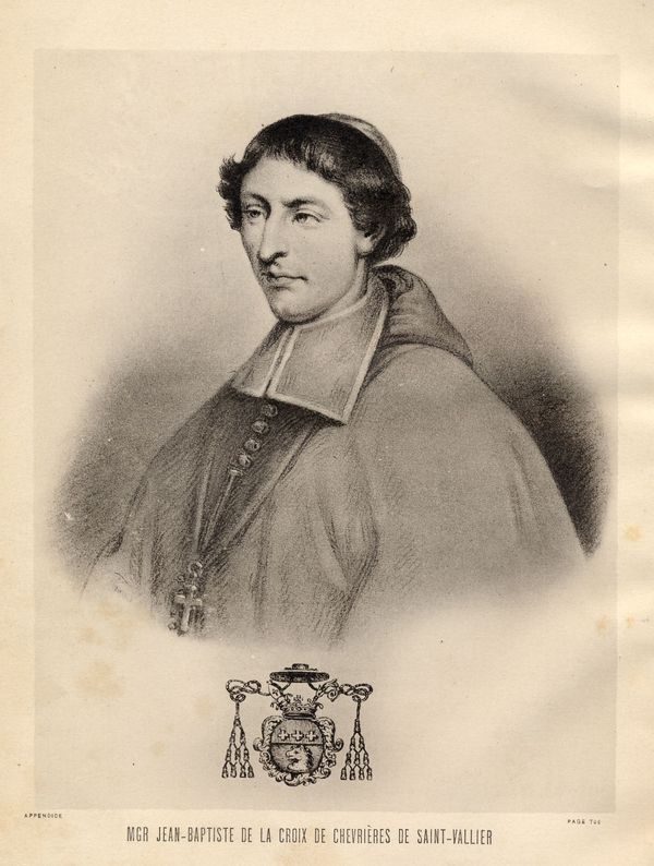 Titre original :  Mgr Jean-Baptiste de la Croix de Chevrières de Saint-Vallier [image fixe]