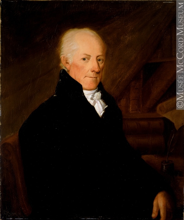 Titre original :  Painting Portrait of Thomas McCord. Louis Dulongpré 1816, 19th century Oil on canvas 77 x 65 cm Gift of Mr. David Ross McCord M8354 © McCord Museum Keywords:  Painting (2229) , painting (2226)