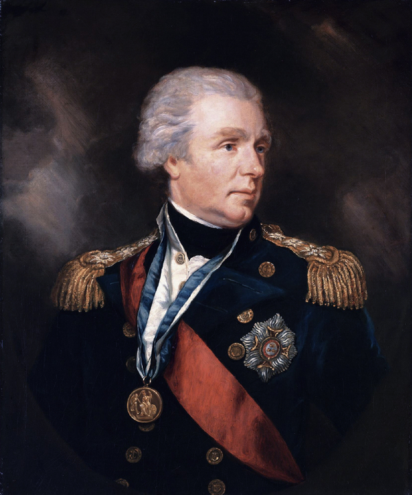 Titre original :    Description English: Admiral William Waldegrave, 1st Baron Radstock (1753-1825) oil on canvas 73.5 x 60.5 cm Date 19th century Source Sotheby's Author James Northcote

