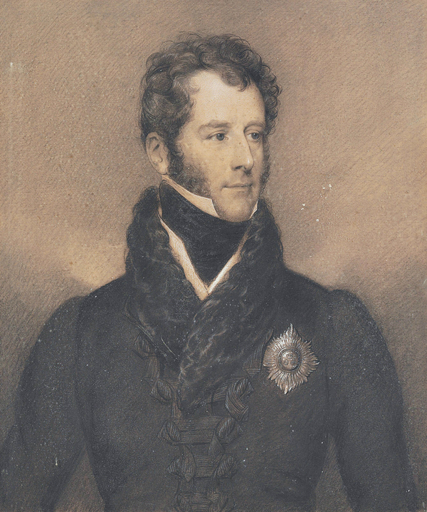 Titre original :    Description English: Charles Bagot (1781-1843) wearing the Order of Bath breast Star black and white chalk on brown paper 75 x 62.3 cm inscribed verso: The Right honbl/Sir Charles Bagot K.B./Ambassador to the King of the/Netherlands. Born 1781/1825/drawn by Wilkin/...../London Date 1825(1825) Source Christie's Author Francis William Wilkin (1791-1842)

