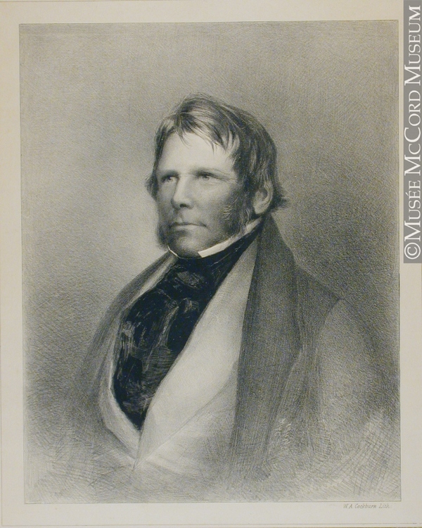 Titre original :  Print James Pattison Cockburn William A. Cockburn 1849, 19th century Ink on paper 34.1 x 27.5 cm Gift of Mr. David Ross McCord M369 © McCord Museum Keywords: 