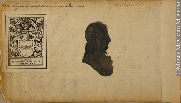 Titre original :  Sketchbook George Heriot About 1810, 19th century 11 x 20 cm Gift of Mrs. J. C. A. Heriot M928.92.1.1 © McCord Museum Description Keywords:  Sketchbook (13)