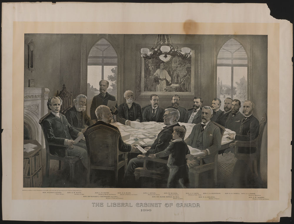 Original title:  MIKAN 2978485 : The Liberal Cabinet of Canada, 1896. 