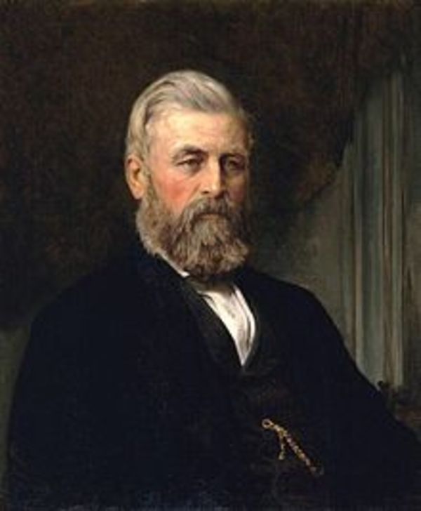 Original title:  A painting of Alexander Gibson in 1870
