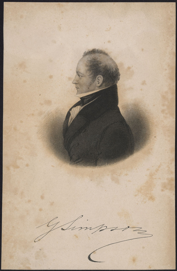 Titre original :  Sir George Simpson, Governor of the Hudson's Bay Company, 1857. 